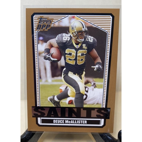 Deuce McAllister 2007 Topps Draft Picks Prospects DPP New Orleans Saints #45 - Picture 1 of 2